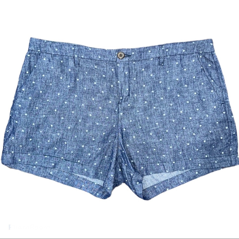 Old Navy Everyday Denim Polka Dot Shorts Size 14